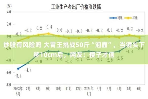 炒股有风险吗 大胃王挑战50斤“泡面”，当镜头下移10cm后，网友：傻子才信