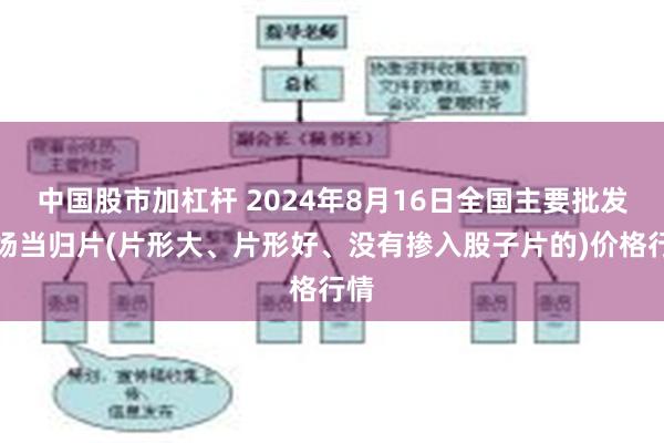 中国股市加杠杆 2024年8月16日全国主要批发市场当归片(片形大、片形好、没有掺入股子片的)价格行情