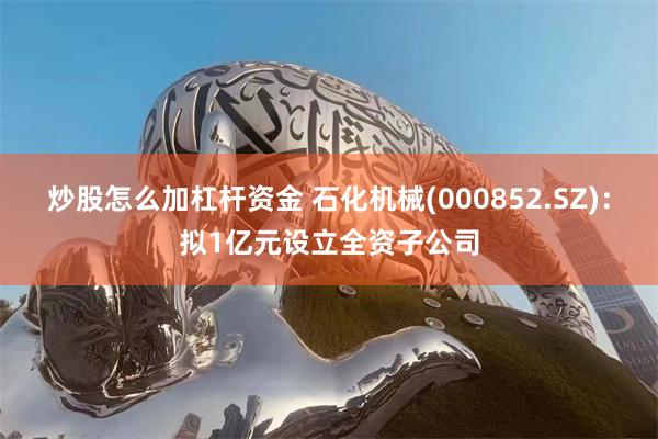 炒股怎么加杠杆资金 石化机械(000852.SZ)：拟1亿元设立全资子公司