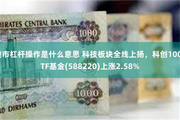 股市杠杆操作是什么意思 科技板块全线上扬，科创100ETF基金(588220)上涨2.58%