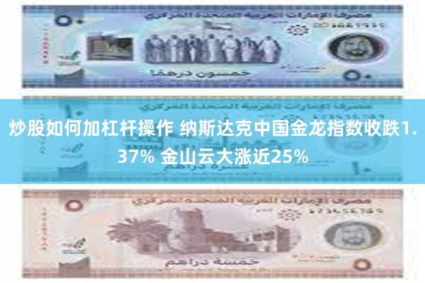 炒股如何加杠杆操作 纳斯达克中国金龙指数收跌1.37% 金山云大涨近25%