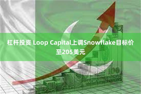 杠杆投资 Loop Capital上调Snowflake目标价至205美元