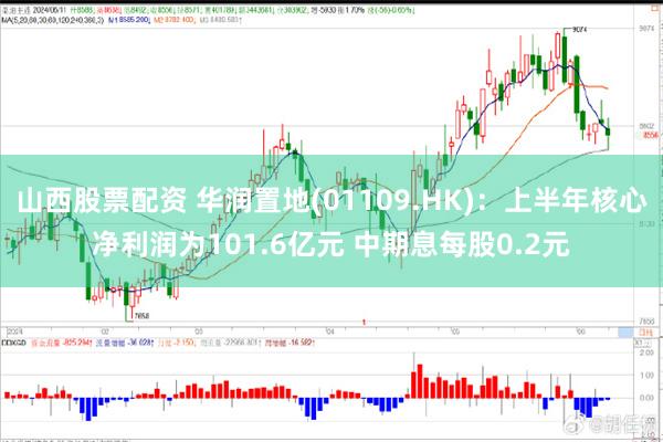 山西股票配资 华润置地(01109.HK)：上半年核心净利润为101.6亿元 中期息每股0.2元